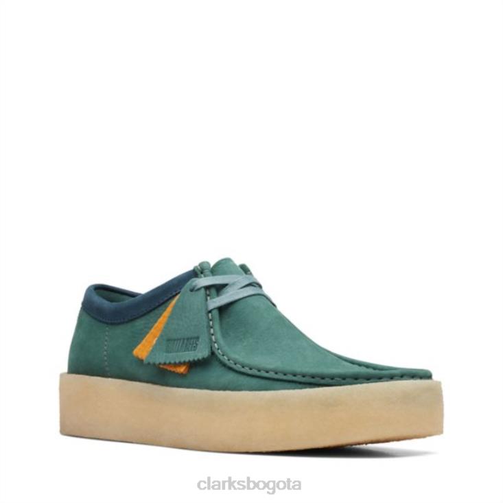 Clarks 0DX8L6636 taza wallabee verde azulado clarks verde azulado unisexo verde azulado