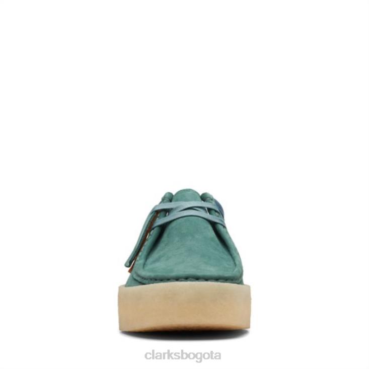 Clarks 0DX8L6636 taza wallabee verde azulado clarks verde azulado unisexo verde azulado