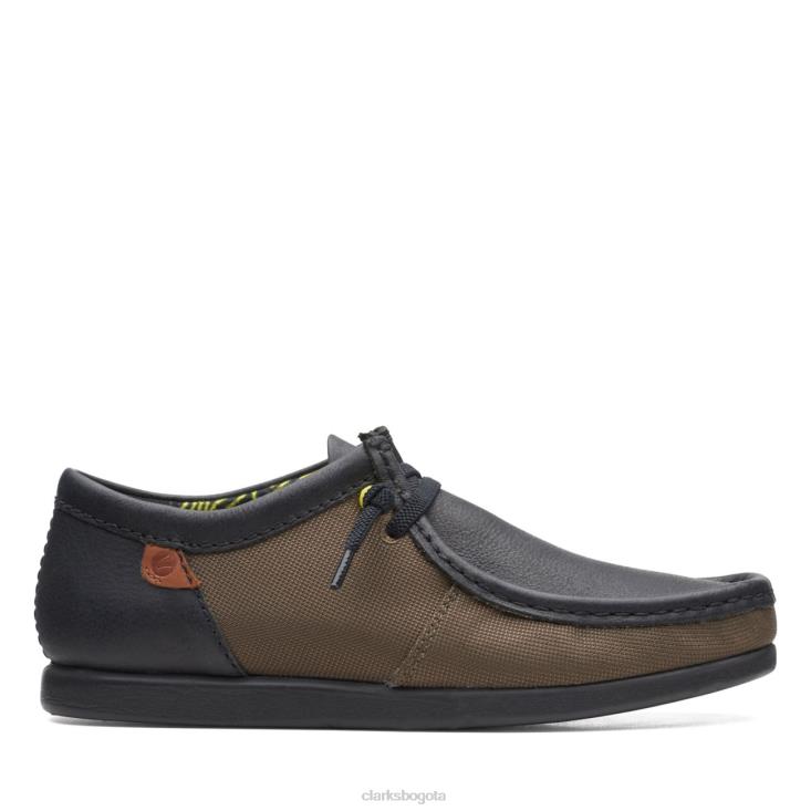 Clarks 0DX8L6655 shacre lite moc combinación oliva clarks combinación oliva hombres combinación de oliva