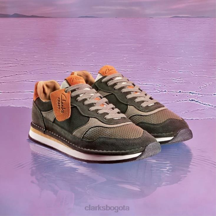 Clarks 0DX8L6659 combinación de oliva clarks craft run tor combinación de oliva hombres combinación de oliva