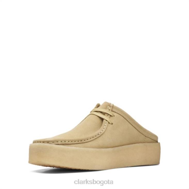 Clarks 0DX8L6668 clarks de gamuza de arce con forro cálido wallabee cup lo hombres ante de arce con forro cálido