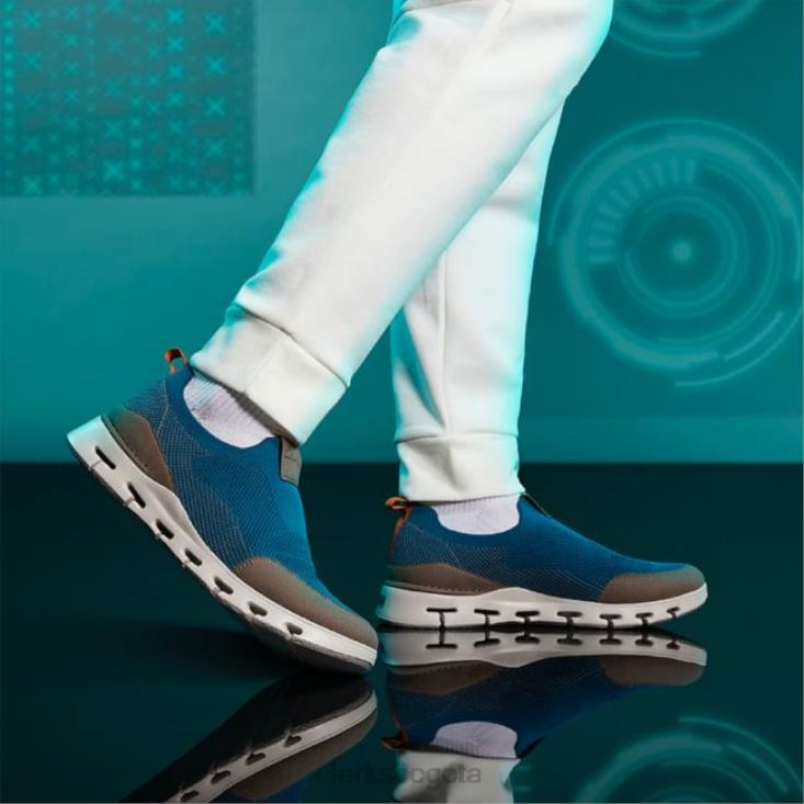 Clarks 0DX8L6669 naturaleza x facilidad verde azulado clarks verde azulado hombres verde azulado