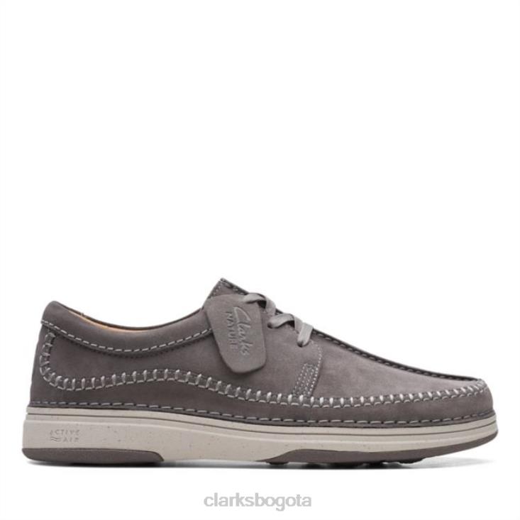Clarks 0DX8L6685 corbata natural 5 combi gris oscuro clarks combi gris oscuro hombres combinado gris oscuro