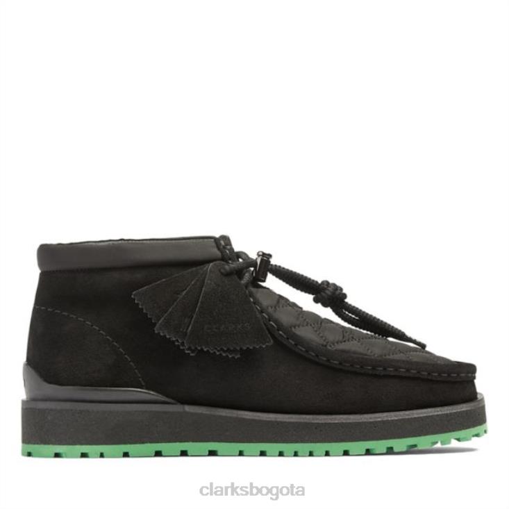 Clarks 0DX8L6686 monwallabee negro/verde negro/verde clarks hombres verde negro