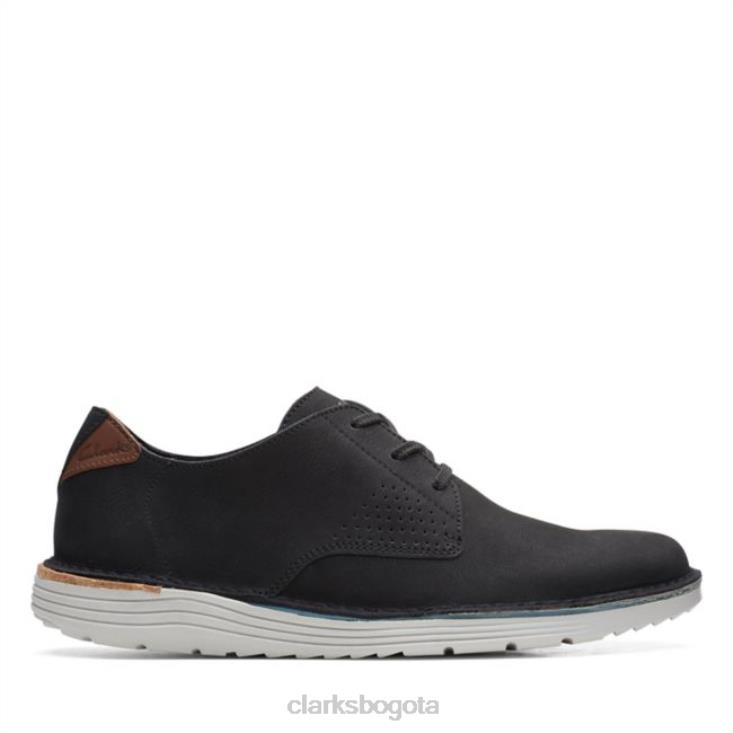 Clarks 0DX8L6696 nubuck negro clarks b runo low nubuck negro hombres nubuck negro