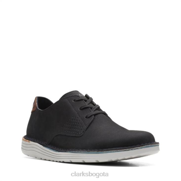 Clarks 0DX8L6696 nubuck negro clarks b runo low nubuck negro hombres nubuck negro