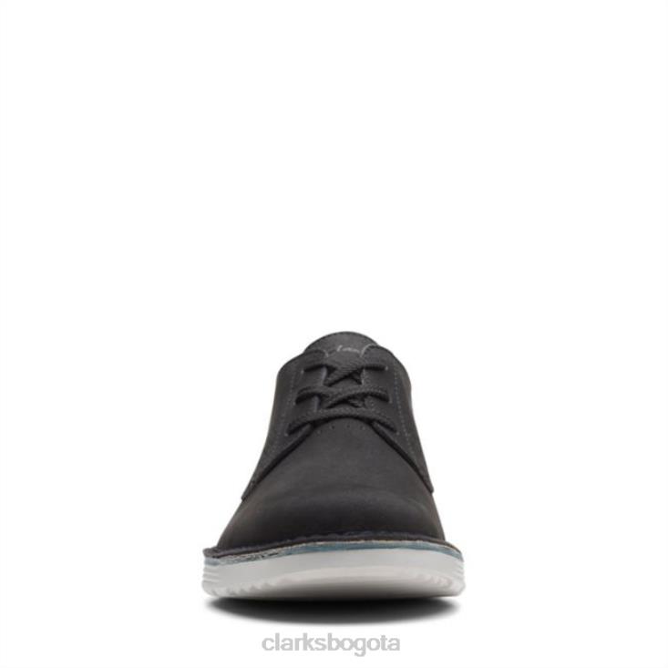 Clarks 0DX8L6696 nubuck negro clarks b runo low nubuck negro hombres nubuck negro