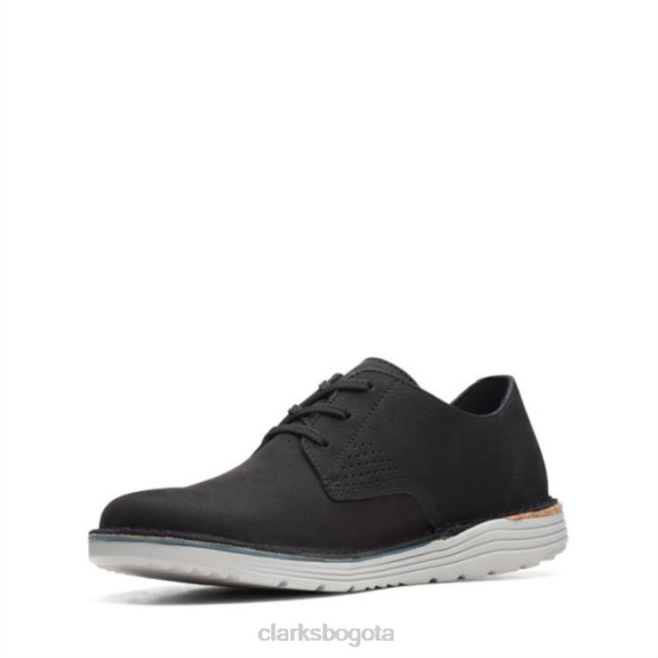 Clarks 0DX8L6696 nubuck negro clarks b runo low nubuck negro hombres nubuck negro