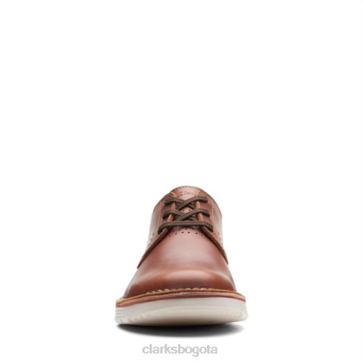 Clarks 0DX8L6698 clarks b runo low cuero marrón claro cuero marrón claro hombres cuero marrón claro