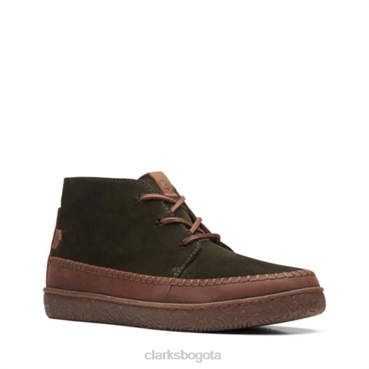 Clarks 0DX8L6704 ante oliva clarks hodson mid ante oliva hombres ante oliva