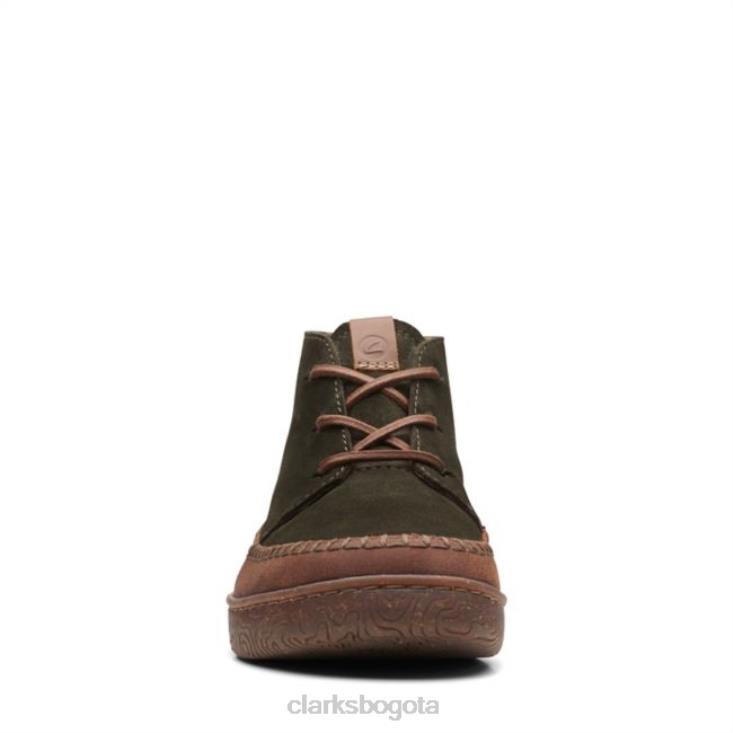 Clarks 0DX8L6704 ante oliva clarks hodson mid ante oliva hombres ante oliva