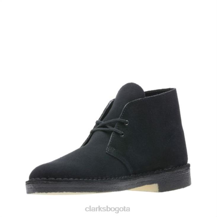 Clarks 0DX8L6711 bota desierto clarks ante negro hombres ante negro