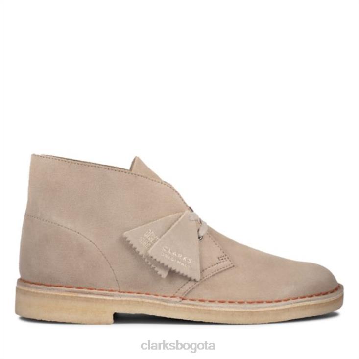 Clarks 0DX8L6712 bota clarks desert ante arena ante arena unisexo gamuza arena