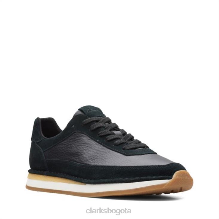 Clarks 0DX8L6723 combinación negra clarks craft run lace combinación negra hombres combinación negra