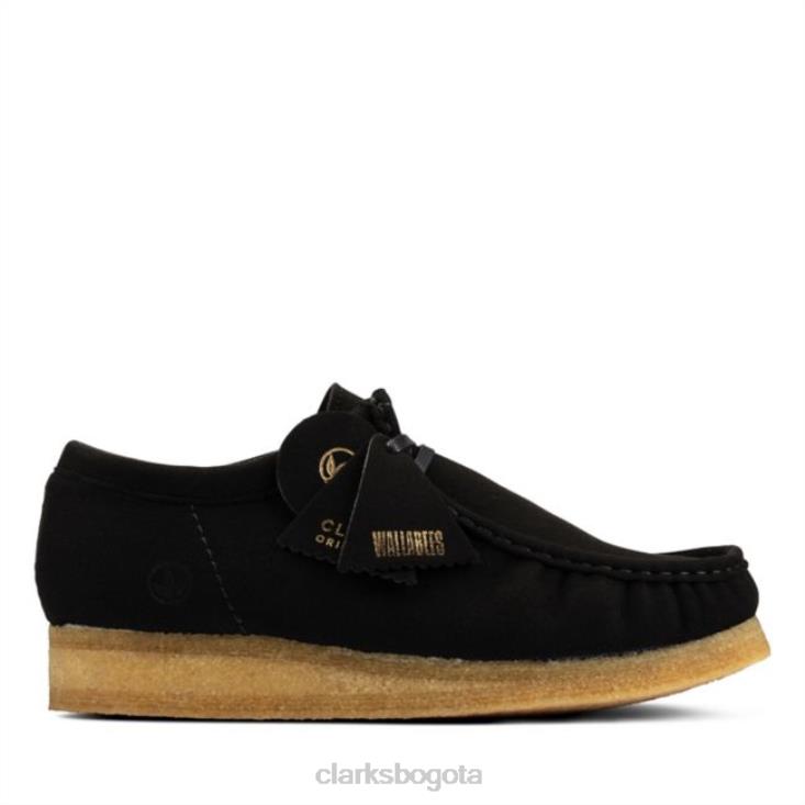 Clarks 0DX8L6734 wallabee negro vegano negro vegano clarks hombres vegano negro