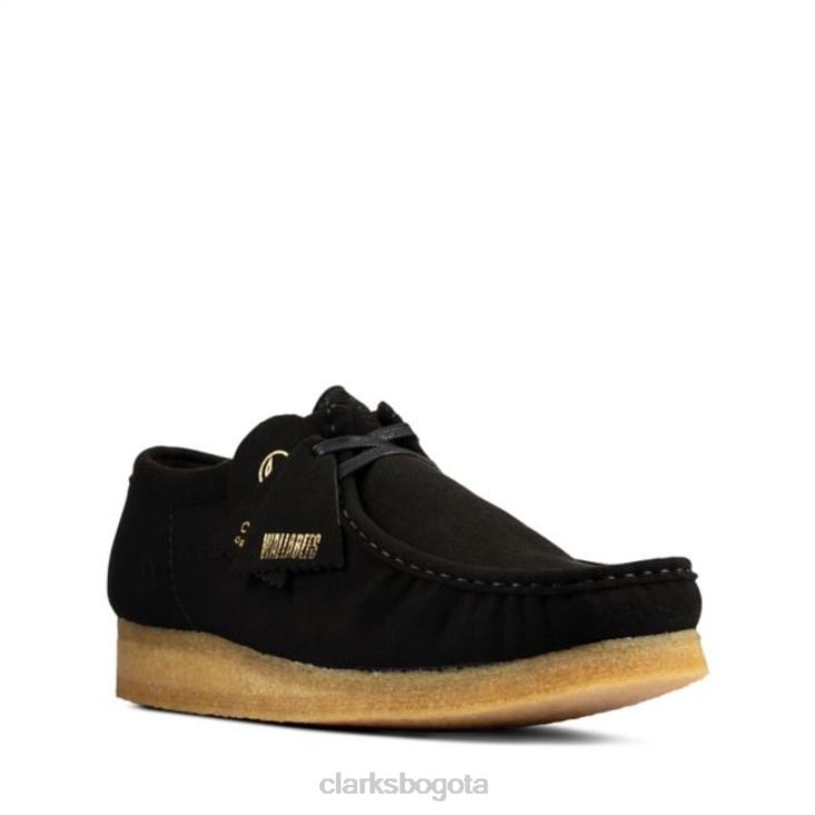 Clarks 0DX8L6734 wallabee negro vegano negro vegano clarks hombres vegano negro