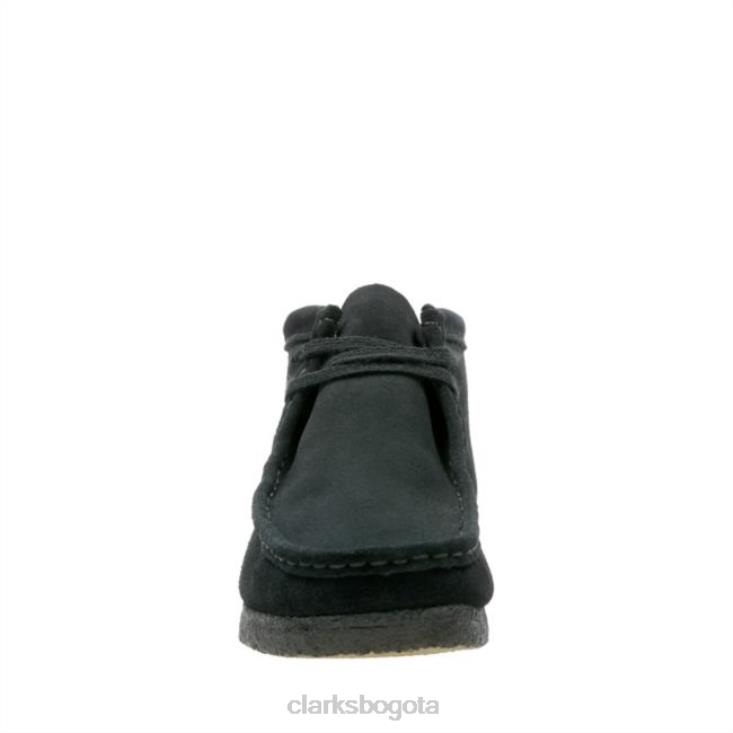 Clarks 0DX8L6742 bota wallabee ante negro clarks negros unisexo ante negro