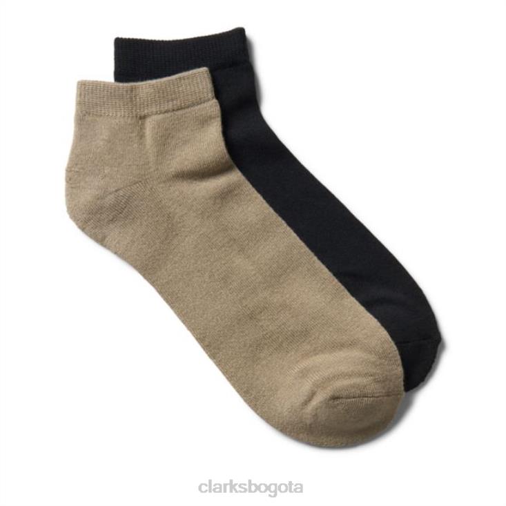 Clarks 0DX8L6747 negro/tostado clarks bambú no show negro/tostado accesorios negro/bronceado