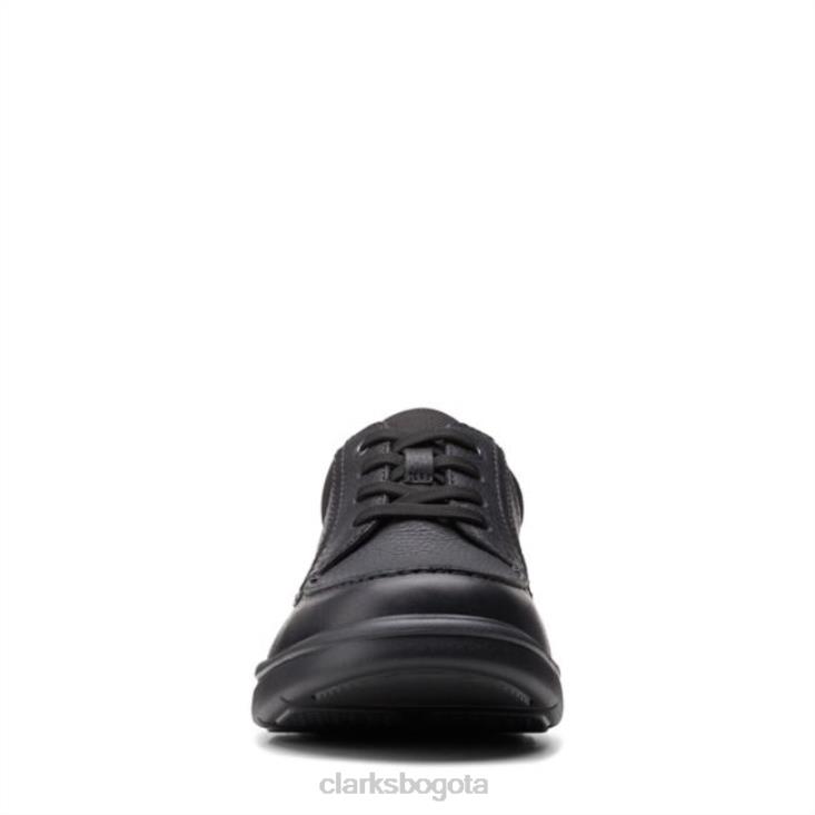 Clarks 0DX8L6757 bradley vibe cuero negro caído clarks cuero negro caído hombres cuero negro caído