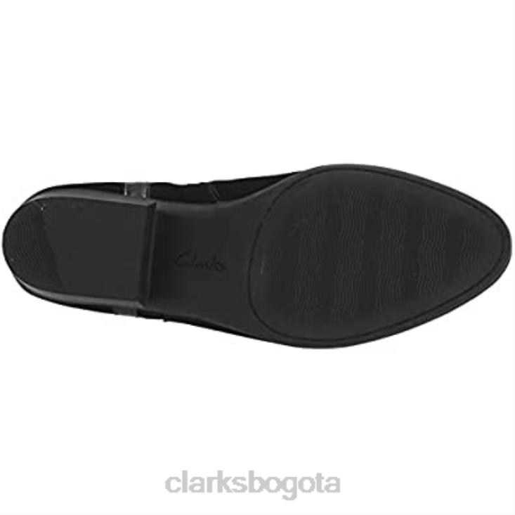 Clarks 0DX8L676 botines adreena hi de ante negro para mujer clarks mujer ante negro