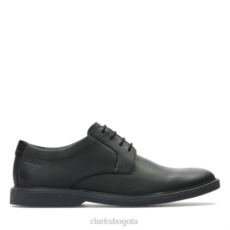 Clarks 0DX8L6768 cuero negro clarks atticus lt encaje cuero negro hombres cuero negro