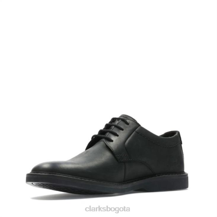 Clarks 0DX8L6768 cuero negro clarks atticus lt encaje cuero negro hombres cuero negro