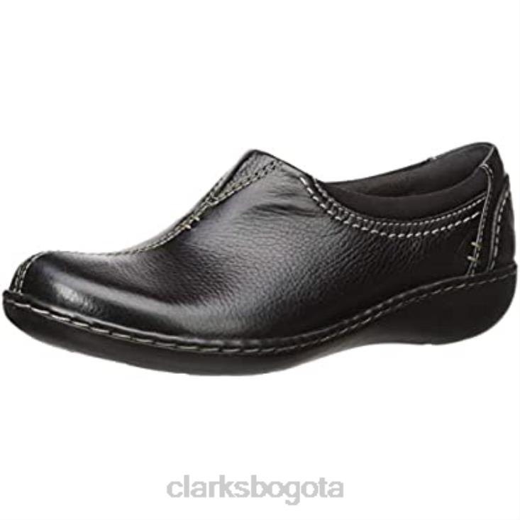 Clarks 0DX8L677 mocasines clarks ashland joy para mujer de cuero negro mujer cuero negro