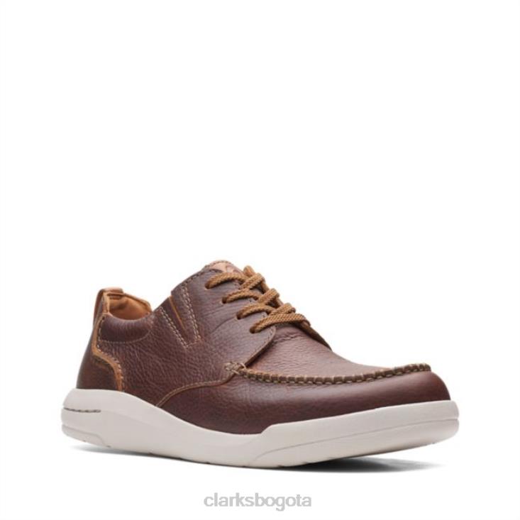 Clarks 0DX8L6781 driftway low cuero tostado oscuro clarks cuero tostado oscuro hombres cuero bronceado oscuro