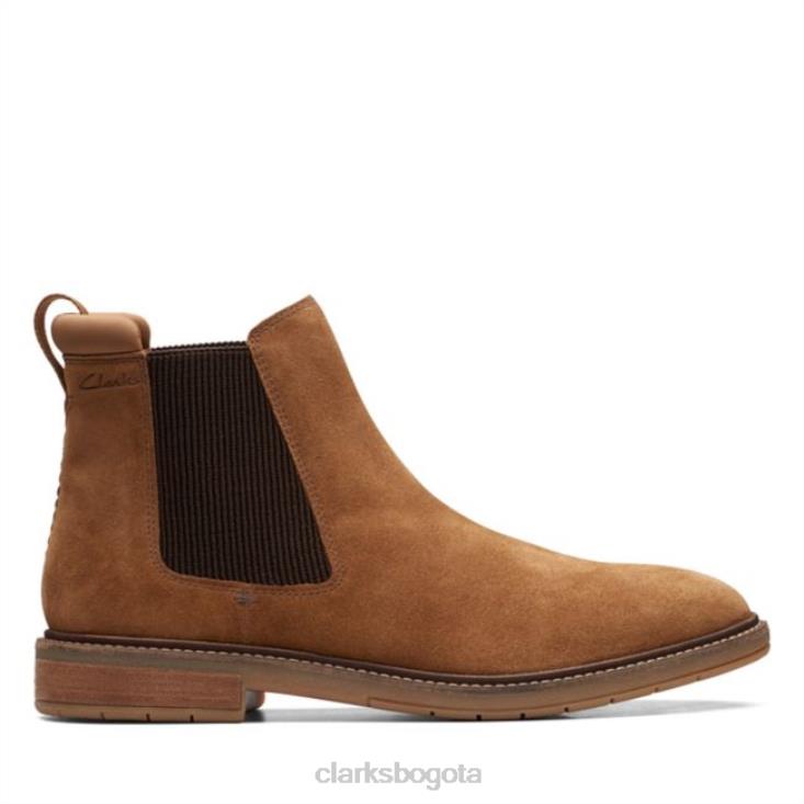 Clarks 0DX8L6784 ante coñac clarks clarkdale hall ante coñac hombres gamuza coñac