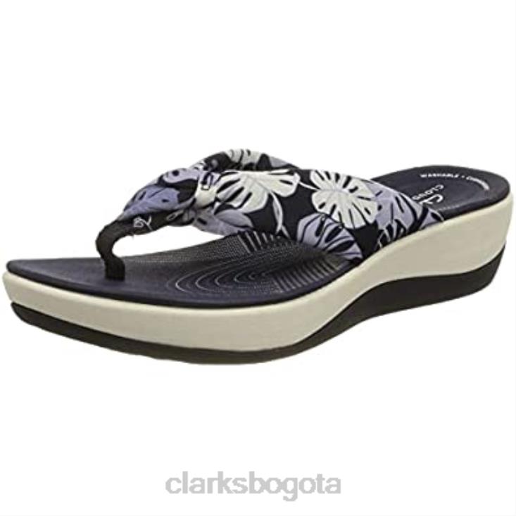 Clarks 0DX8L679 chanclas arla glison mujer clarks azul floral syn mujer azul floral sin