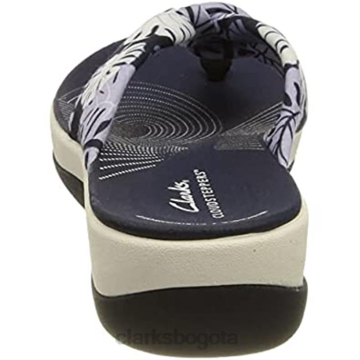 Clarks 0DX8L679 chanclas arla glison mujer clarks azul floral syn mujer azul floral sin