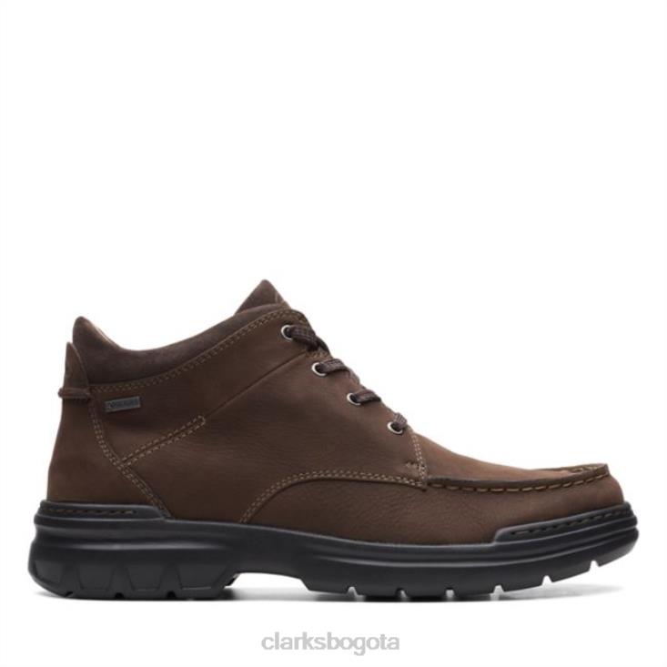 Clarks 0DX8L6790 rockie 2 hi gore-tex nubuck marrón nubuck marrón clarks unisexo nubuck marrón