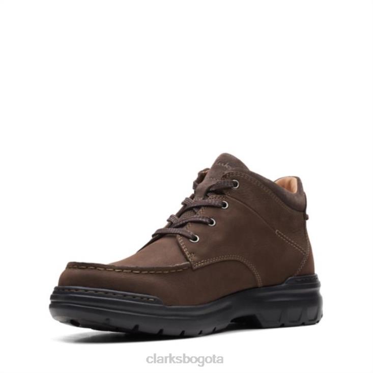 Clarks 0DX8L6790 rockie 2 hi gore-tex nubuck marrón nubuck marrón clarks unisexo nubuck marrón