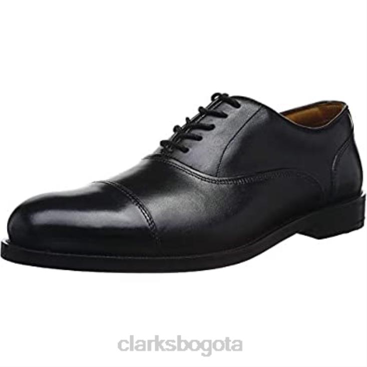 Clarks 0DX8L680 zapatos clarks coling boss derby para hombre hombres negro