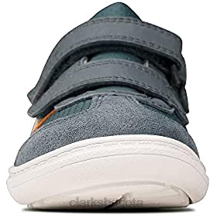 Clarks 0DX8L681 clarks flash beau t primeros zapatos para niño azul niños