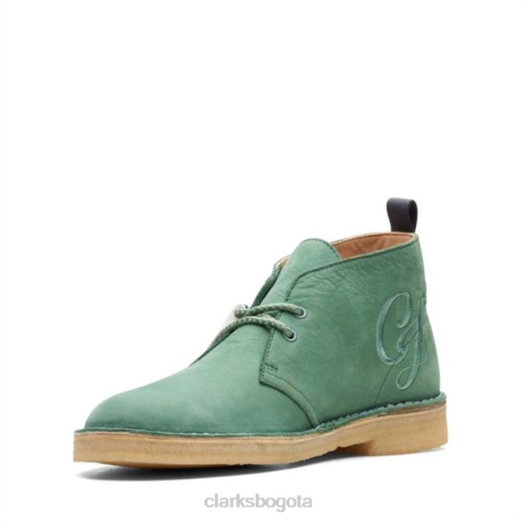 Clarks 0DX8L6815 botas desierto nubuck verde clarks nubuck verde hombres nubuck verde