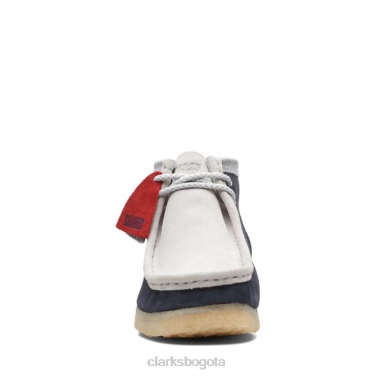Clarks 0DX8L6816 bota clarks wallabee azul marino/gris vcy azul marino/gris hombres azul marino/gris