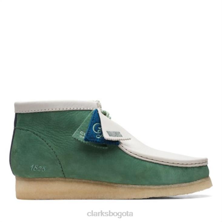 Clarks 0DX8L6817 Bota clarks wallabee de nobuck verde vcy de nobuck verde hombres nubuck verde