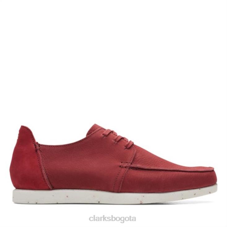Clarks 0DX8L6820 rojo ladrillo shacre lite bajo rojo ladrillo clarks hombres rojo ladrillo
