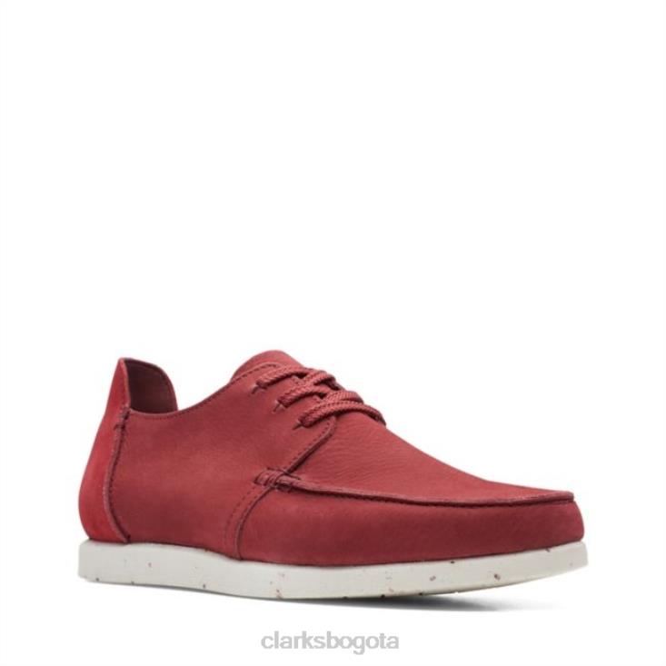 Clarks 0DX8L6820 rojo ladrillo shacre lite bajo rojo ladrillo clarks hombres rojo ladrillo