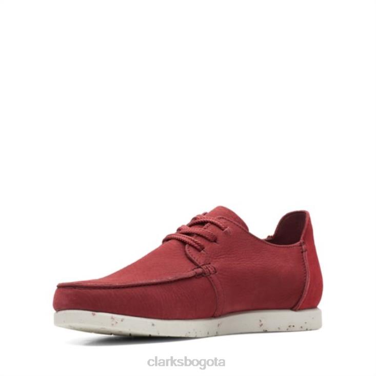 Clarks 0DX8L6820 rojo ladrillo shacre lite bajo rojo ladrillo clarks hombres rojo ladrillo