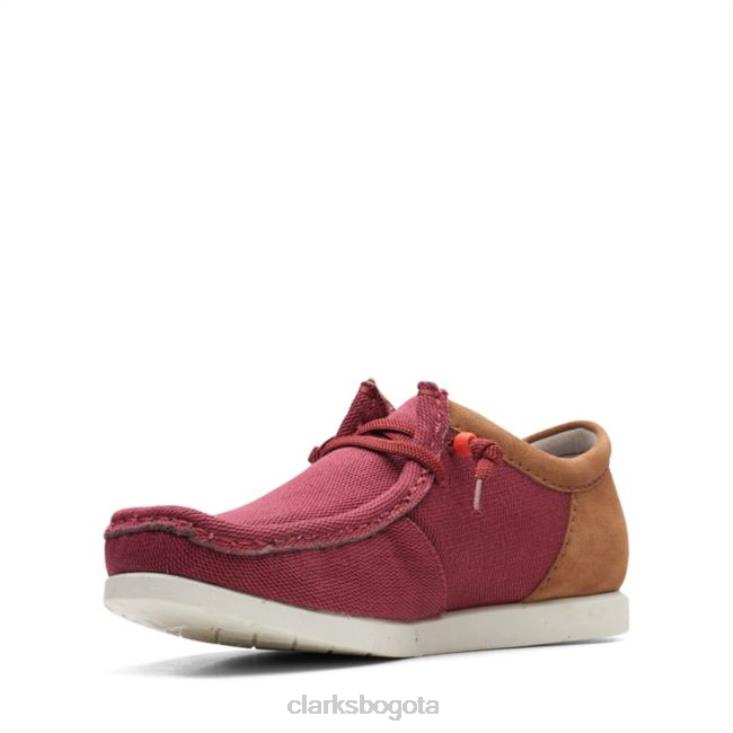 Clarks 0DX8L6826 clarks shacre lite moc rojo ladrillo rojo ladrillo hombres rojo ladrillo