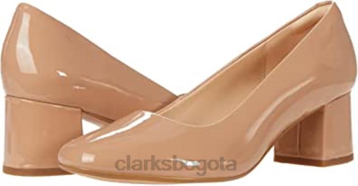 Clarks 0DX8L683 charol praliné clarks sheer 55 corte unisexo patente de praliné
