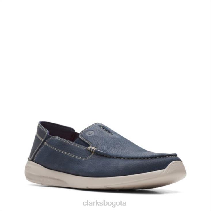 Clarks 0DX8L6830 gorwstep nubuck azul marino nubuck azul marino clarks hombres nubuck azul marino