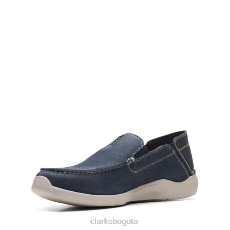 Clarks 0DX8L6830 gorwstep nubuck azul marino nubuck azul marino clarks hombres nubuck azul marino