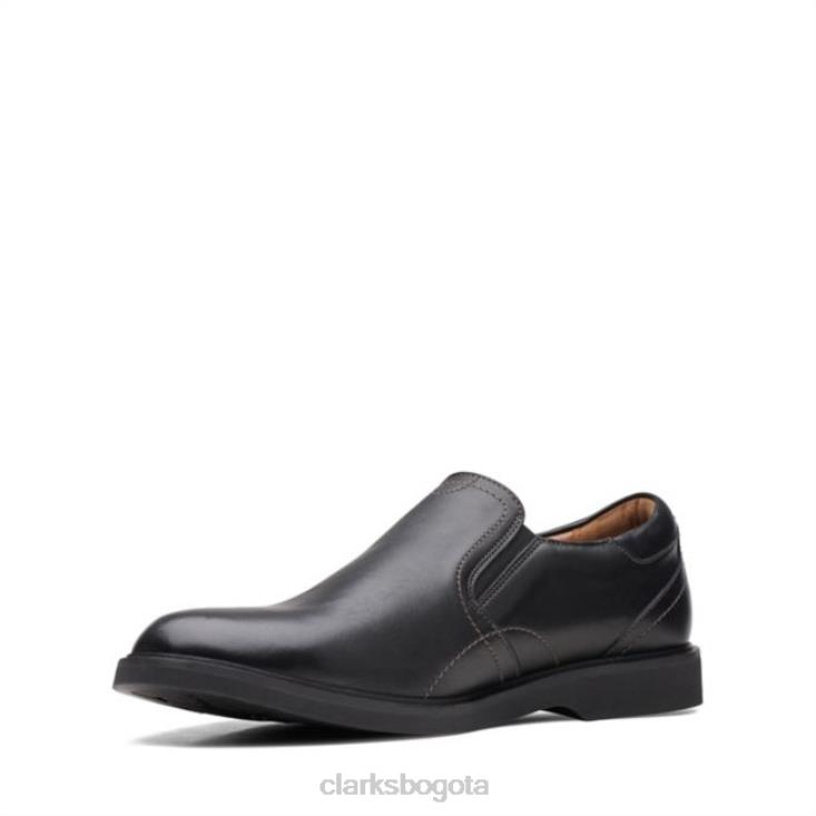 Clarks 0DX8L6843 cuero negro clarks malwood cuero negro fácil hombres cuero negro