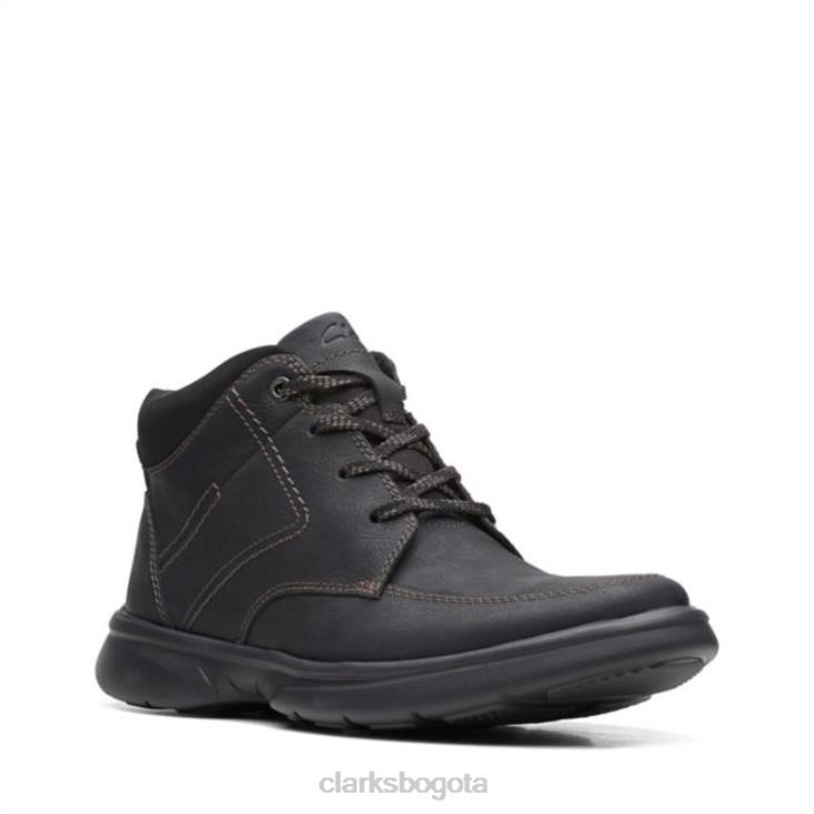 Clarks 0DX8L6846 bradley mid negro caído negro clarks caídos hombres negro caído