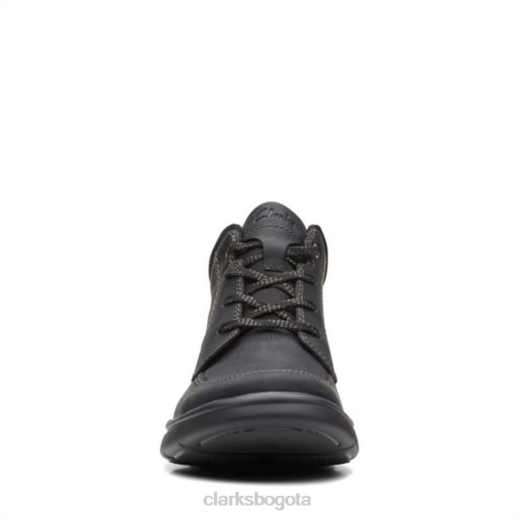Clarks 0DX8L6846 bradley mid negro caído negro clarks caídos hombres negro caído