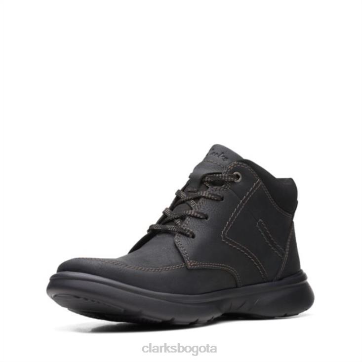 Clarks 0DX8L6846 bradley mid negro caído negro clarks caídos hombres negro caído