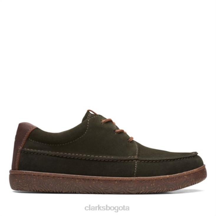 Clarks 0DX8L6847 hodson moc ante oliva clarks ante oliva hombres ante oliva